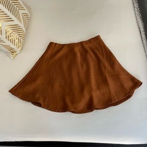 Mustard Seep skort bronze